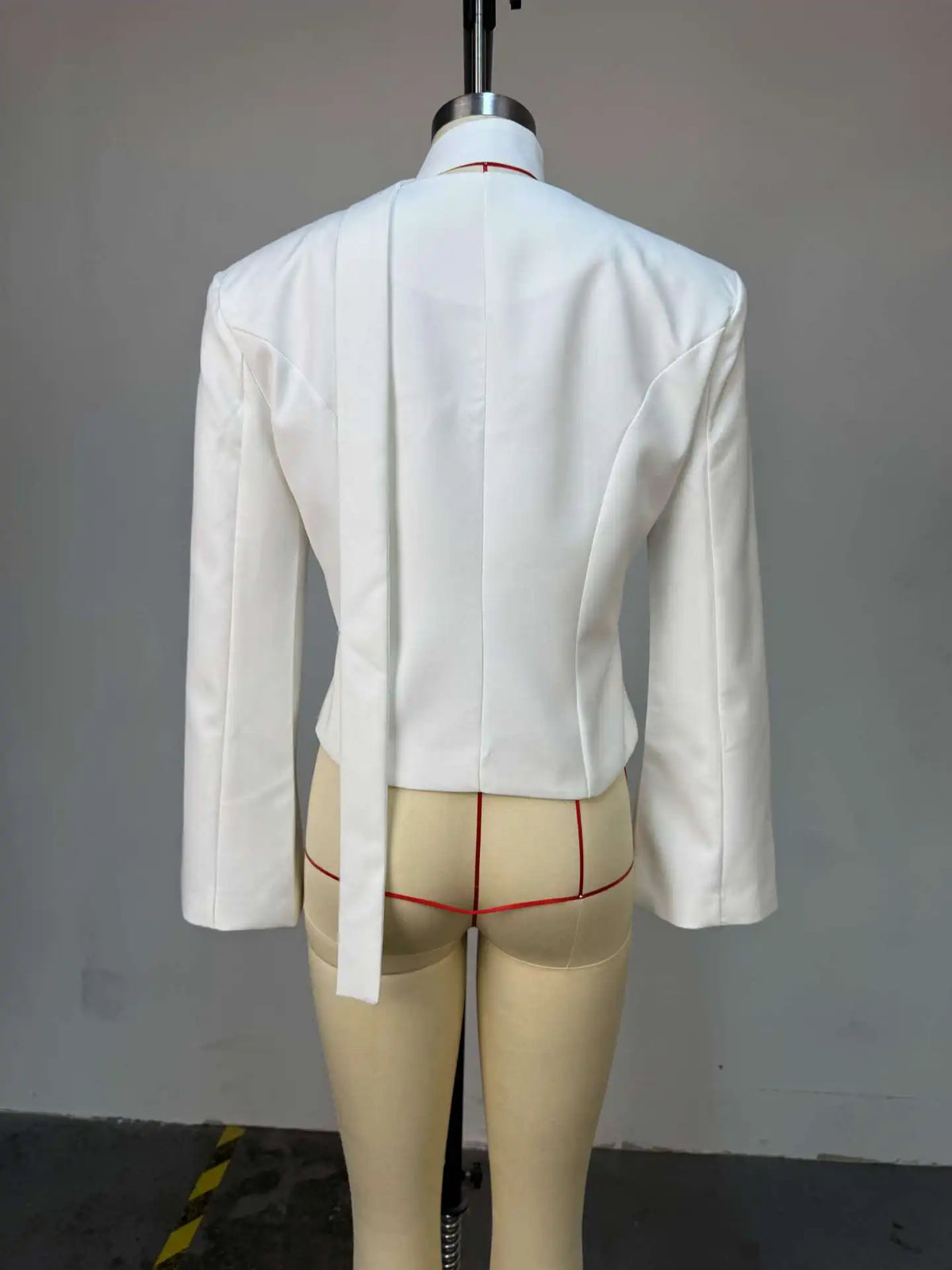 Elegant V Neck Long Sleeve Blazer Jacket for Women