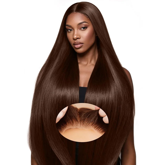 Chocolate Brown Straight Wig