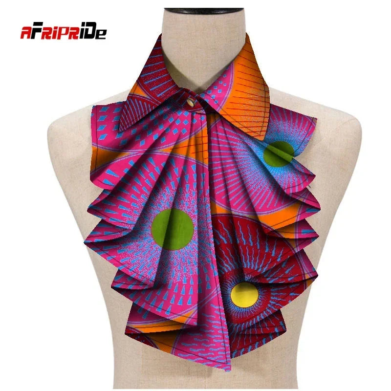 Handmade African Print Ankara Rope Necklace for Women