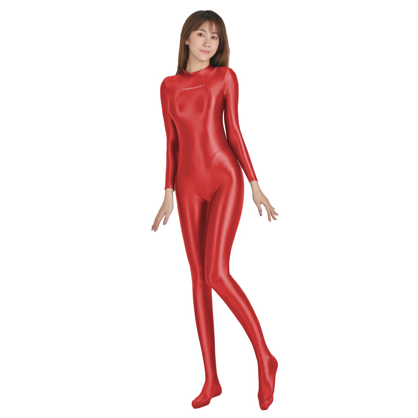 Athleisure Satin Zentai Bodysuit