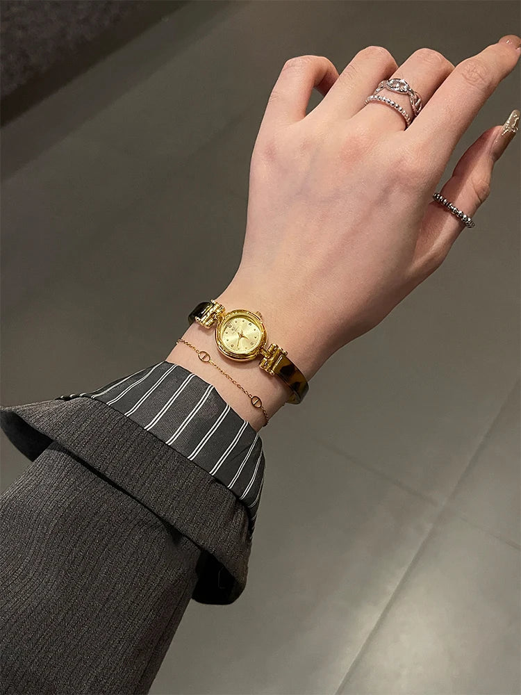 Amber Tortoiseshell Bracelet Watch