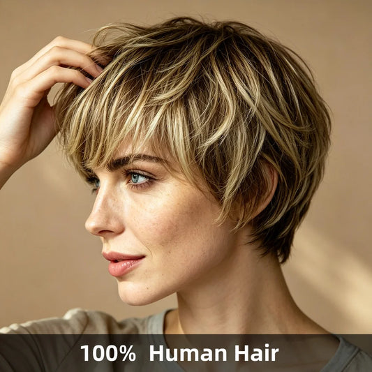 Straight Short Pixie Wig