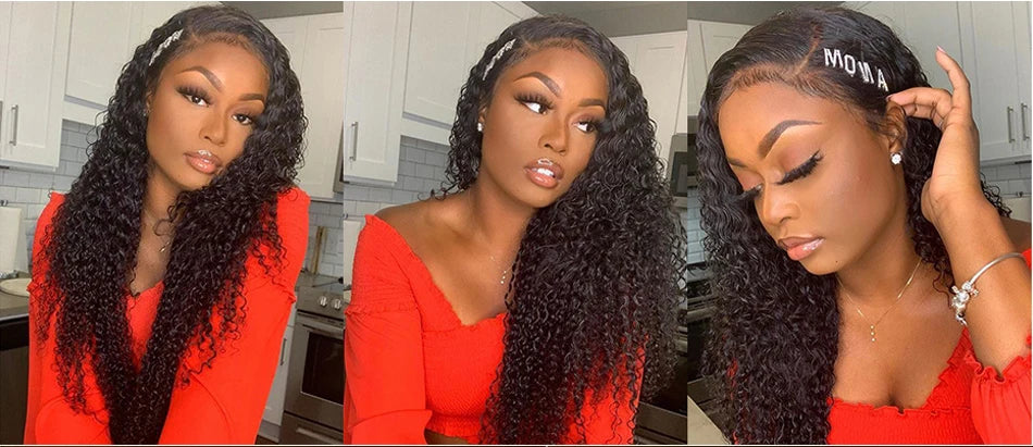 Kinky Curly Virgin Human Hair Extensions Bundles for Women