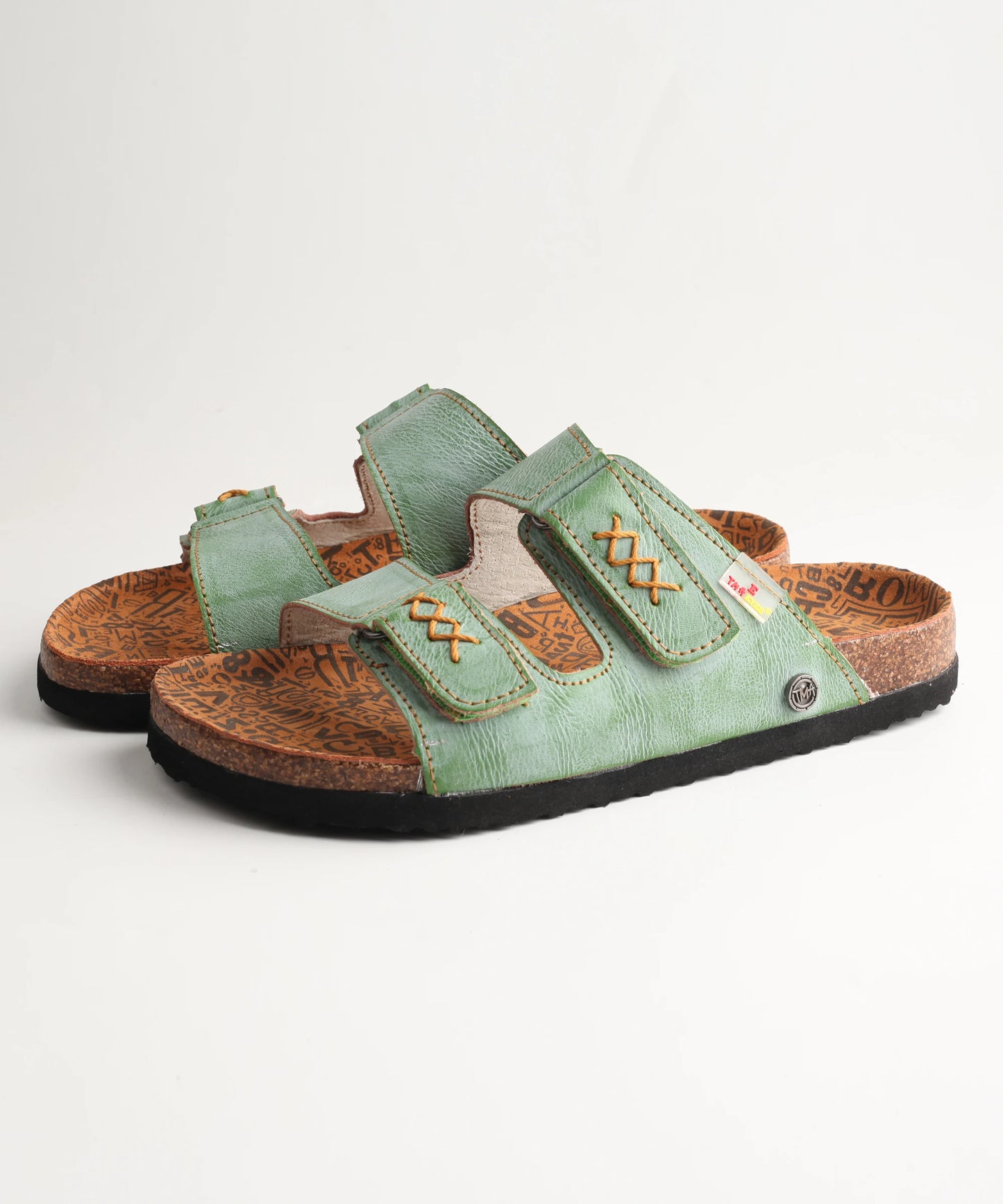 Genuine Leather Flat Sandals