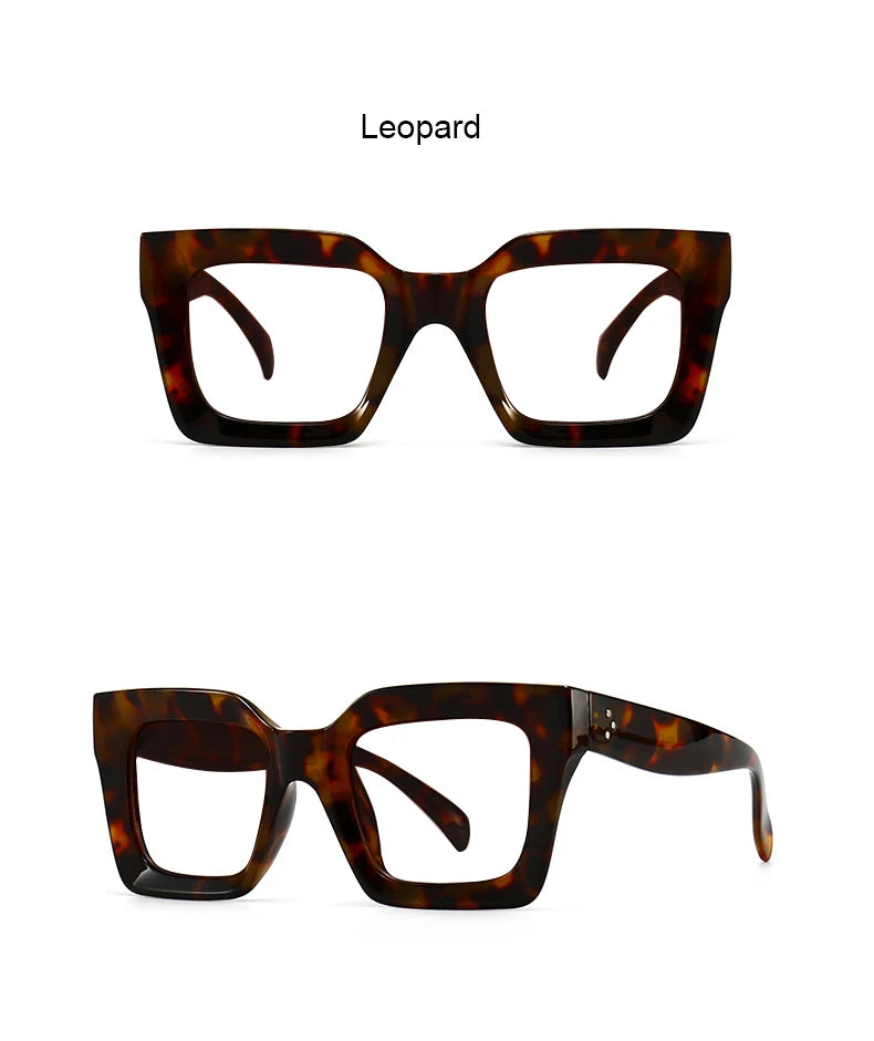 Vintage Square Blue Light Reading Glasses for Women