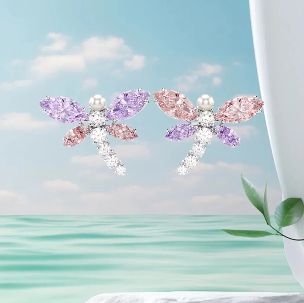 Mixed Cut Crystal Jewelry Set