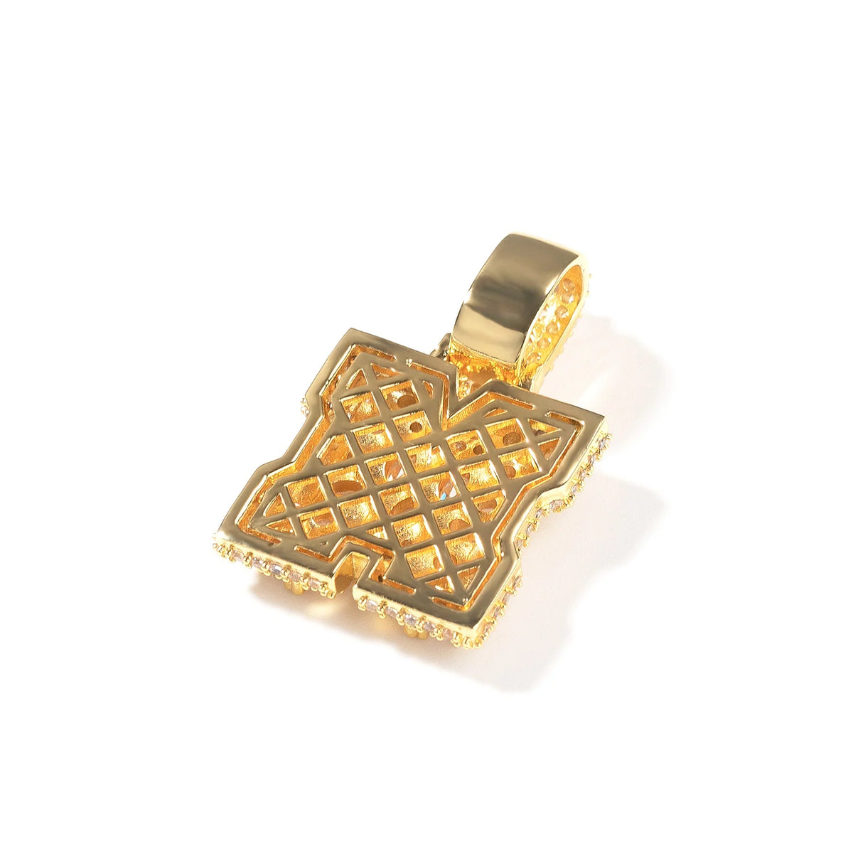 Cubic Zirconia Initial Pendant Necklace