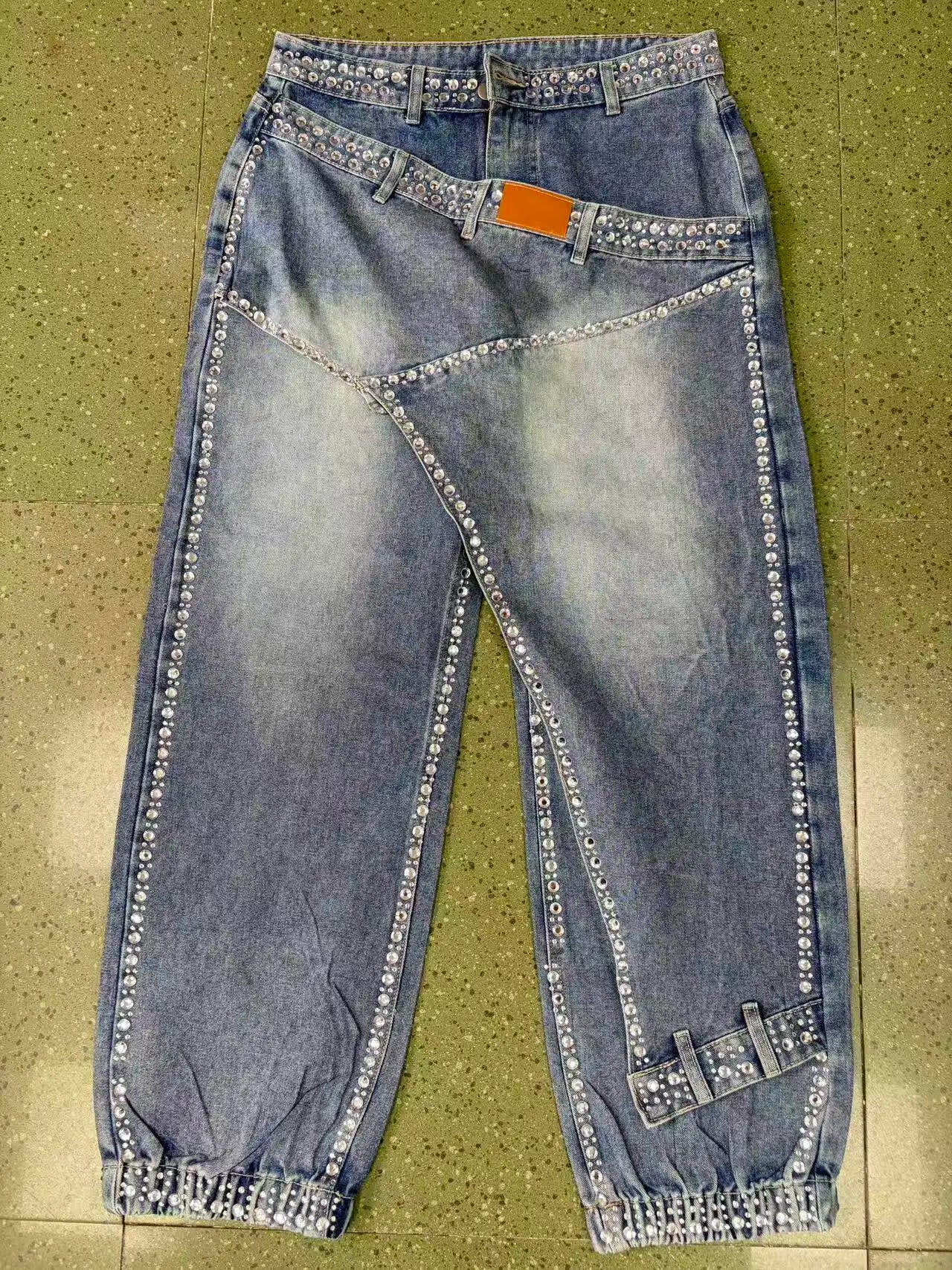 Lightweight Summer Low Rise Loose Fit Denim Jeans for Women
