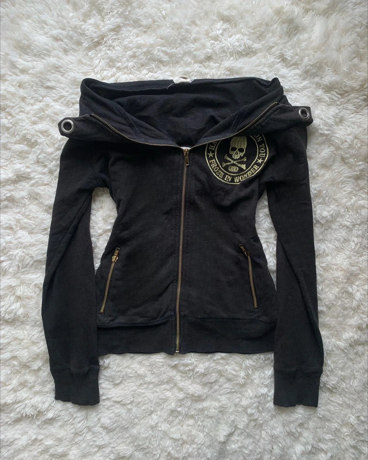 Harajuku Gothic Drawstring Hoodie