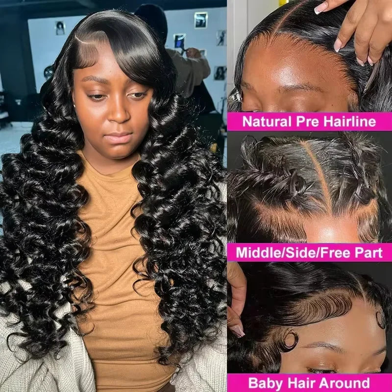 Deep Wave Lace Front Human Hair Wig