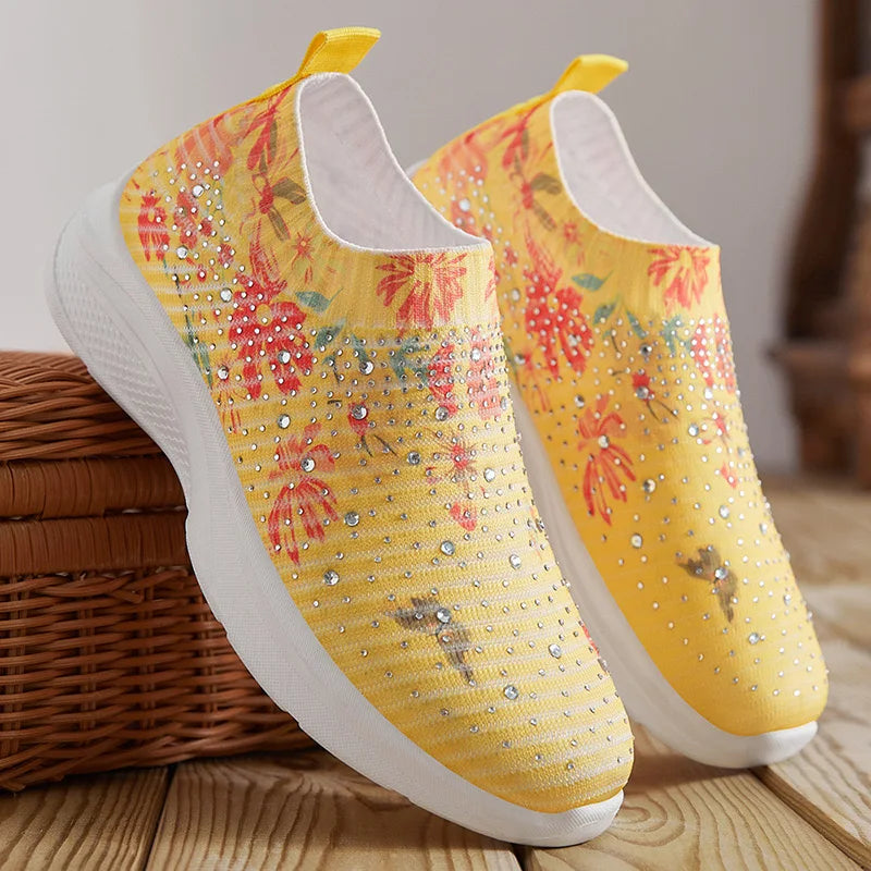 Shoes women 2025 new fashion fashion match color breathable single shoes women's shoes casual running shoes
