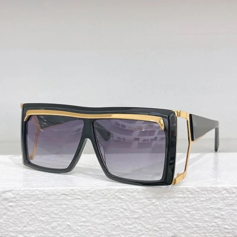 Gradient Square Sunglasses With UV400 Protection for Women