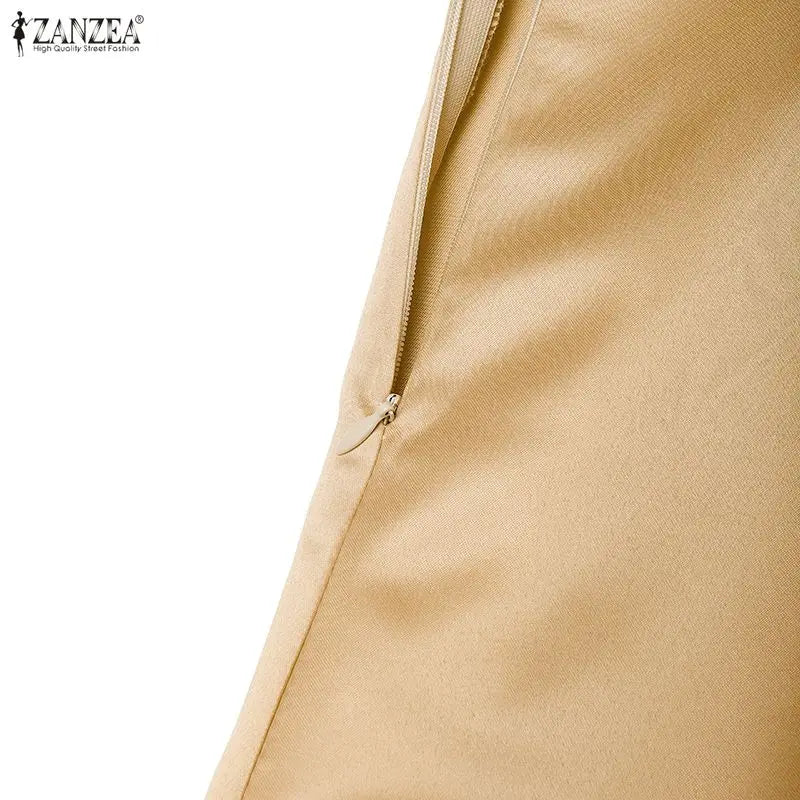 Square Neck Satin Puff Sleeve Maxi Dress