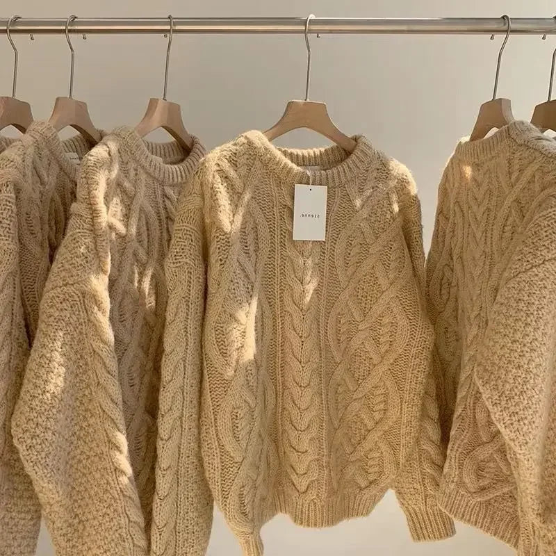 Retro Cozy Knit Sweater