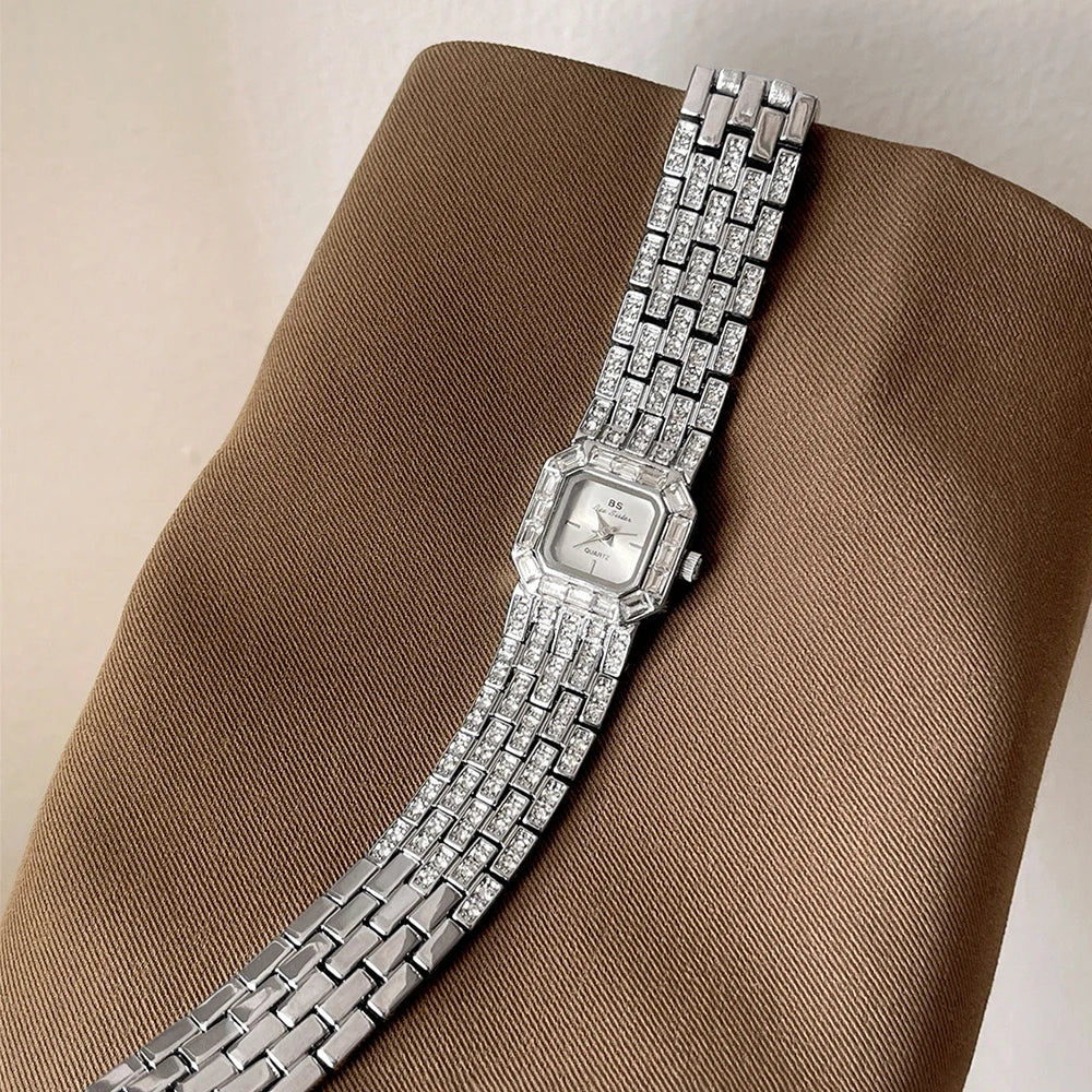 Square Quartz Wristwatch for Women