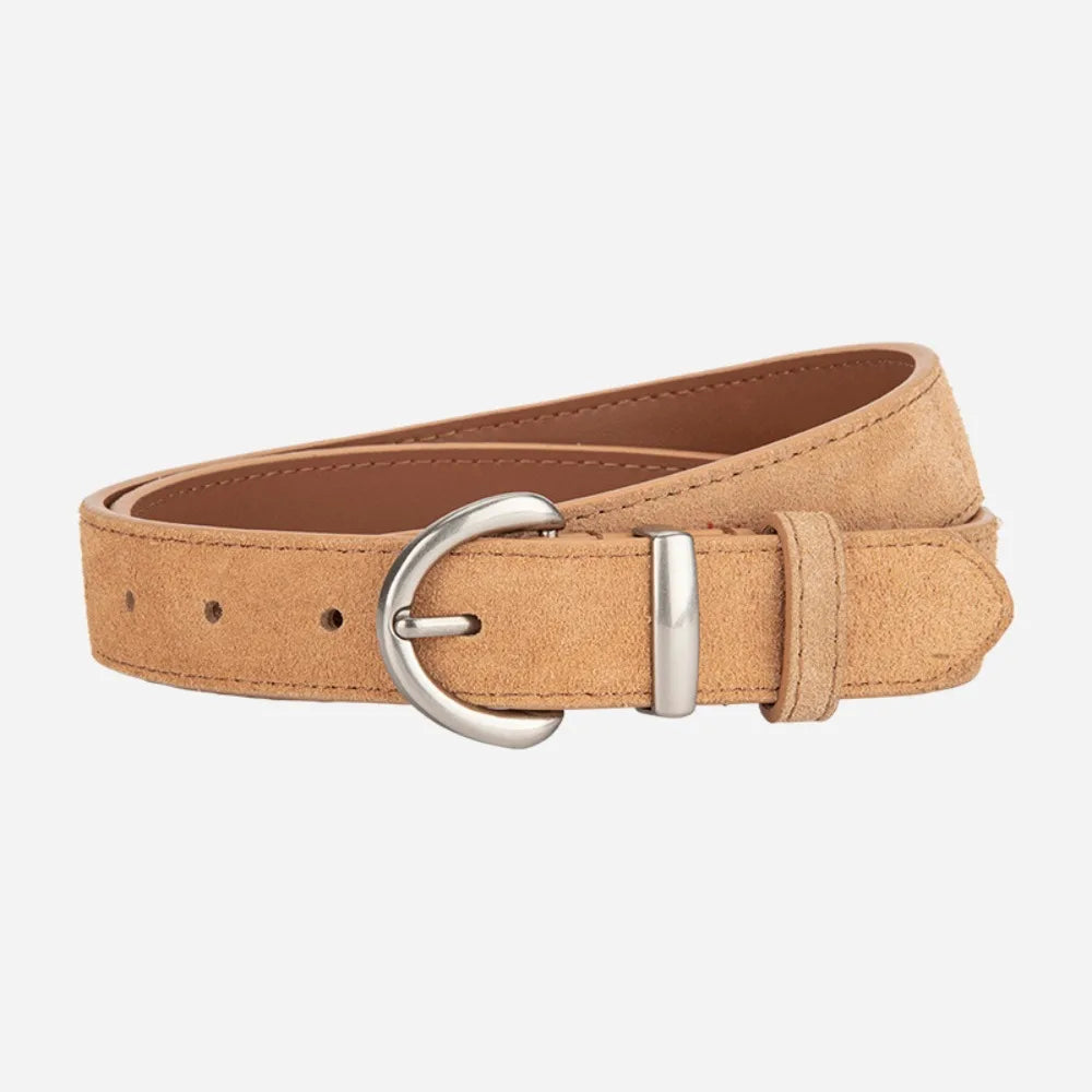 Retro Style Suede Belt