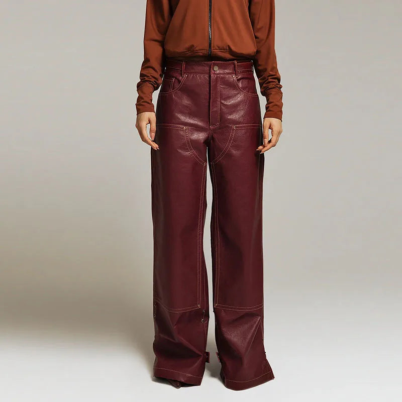 Fur Collar Women 's Leather Jackets Vintage Hooded Zipper Pockets Full Sleeve Jackets Lady 2025 New Woman Winter Coats Outwears