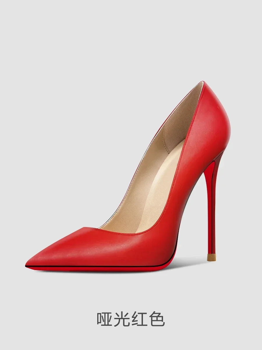 Pointed Toe Super High Stiletto Heel Pumps for Women