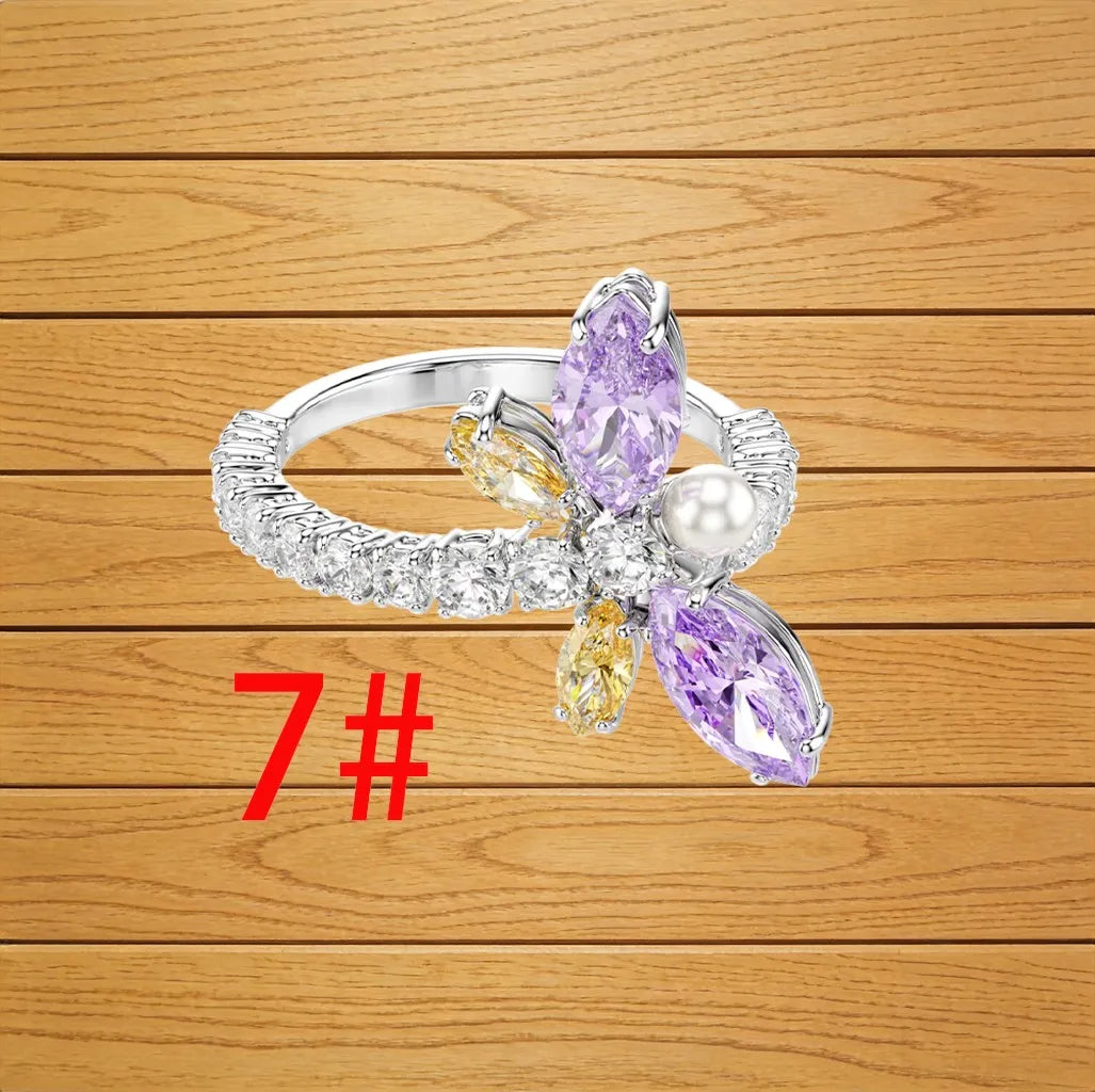 Elegant Bridal Zirconia Jewelry Set with Necklace and Earrings for Women
