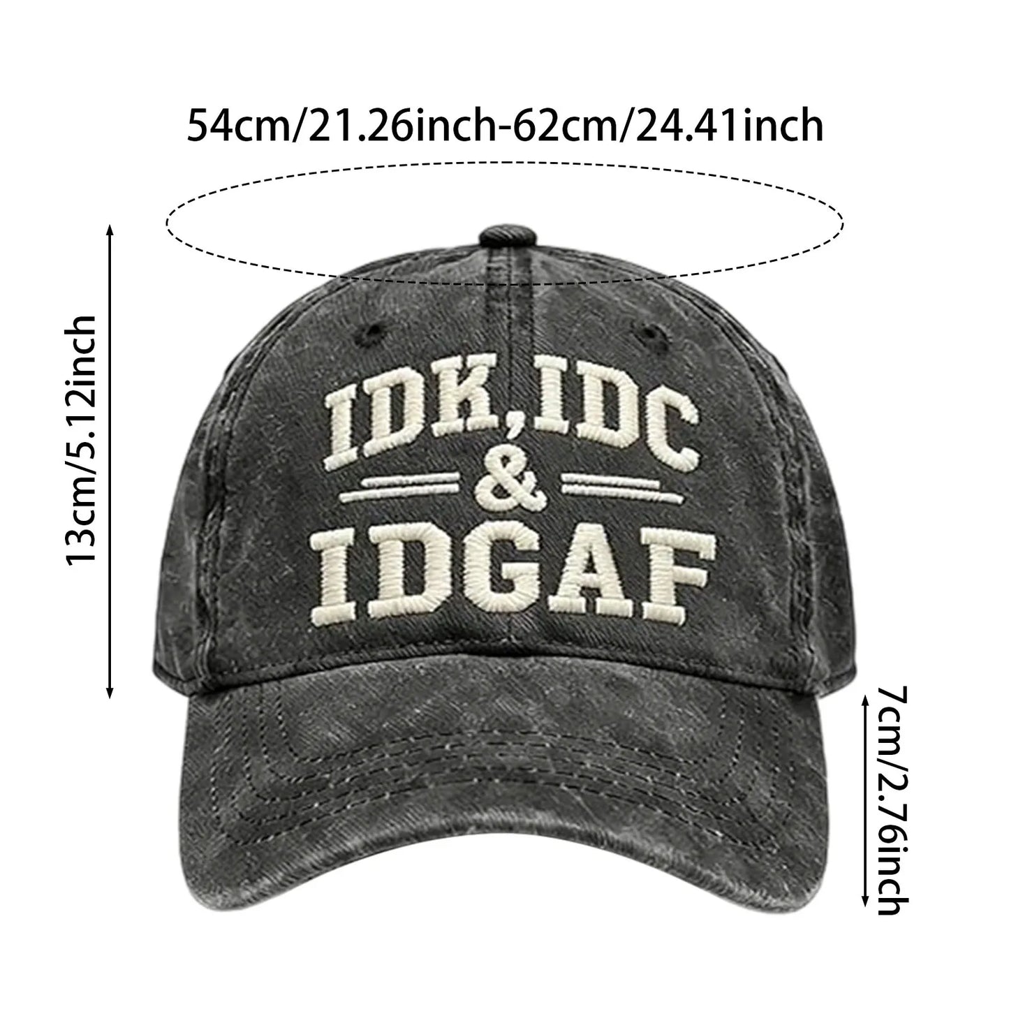 Embroidered Chic Breathable Adjustable Cap for Women