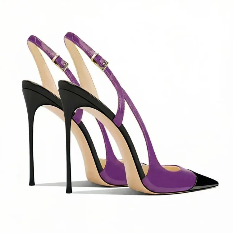 Pointed Toe High Heel Slingback Sandals for Women