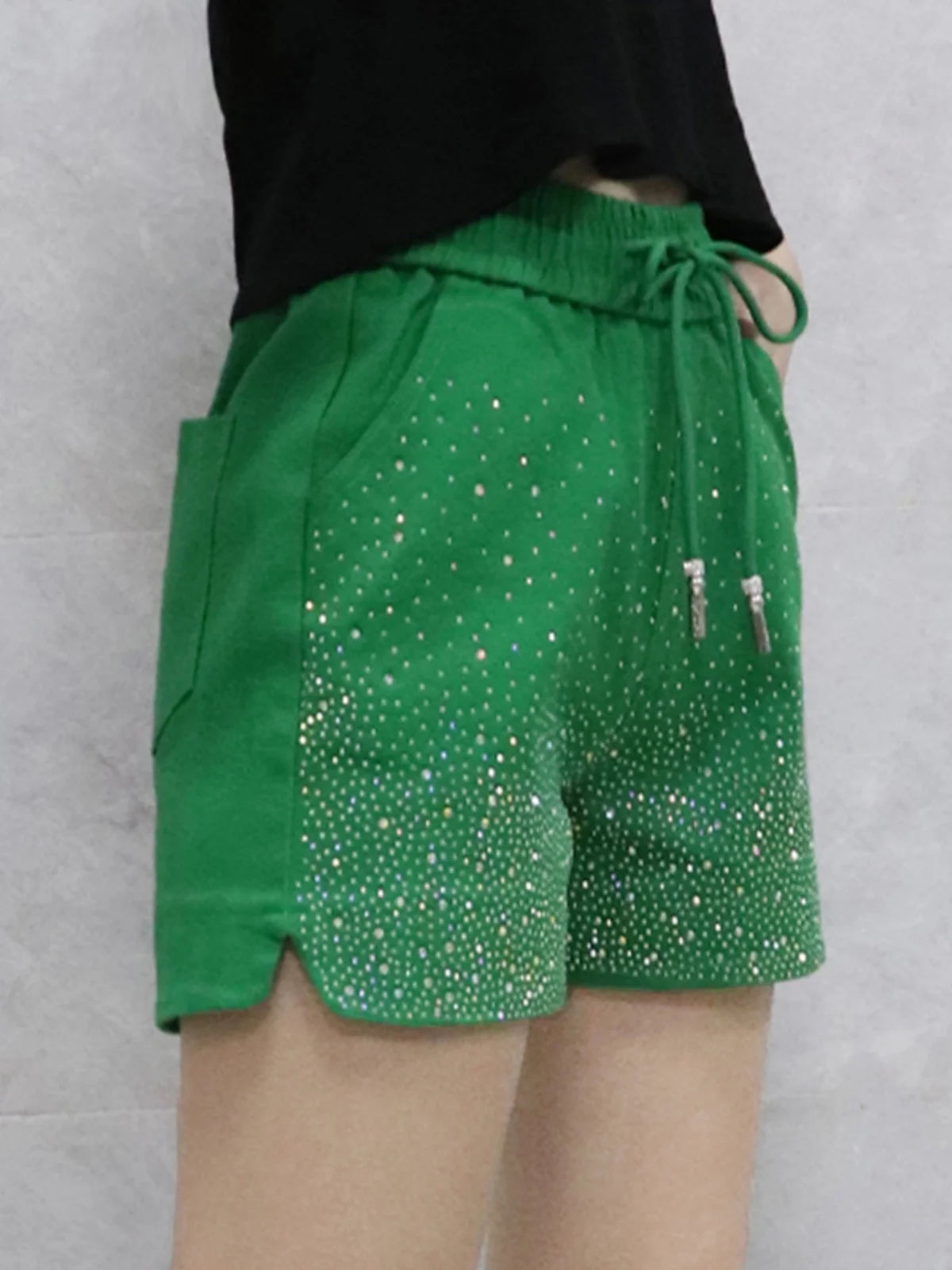 Lightweight High Waist Wide Leg Casual Shorts for Women