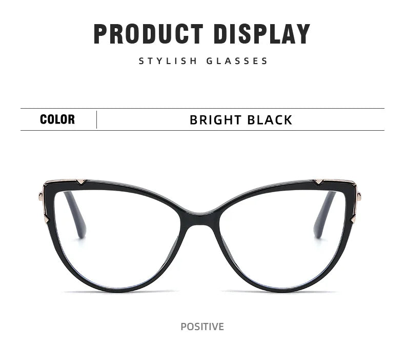 Cat Eye Fashion Blue Light Reading Glasses for Women