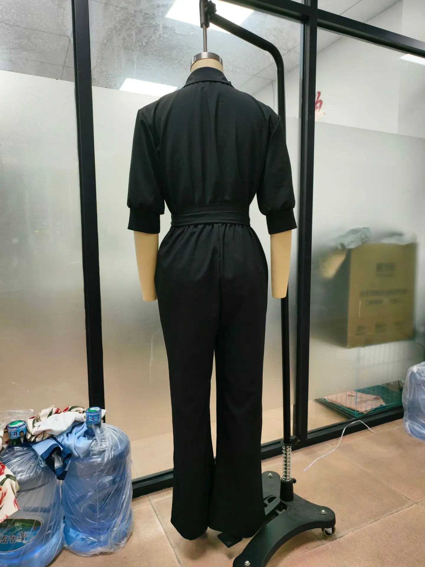 Solid Color Casual Loose Jumpsuit for Women Summer Vacation Streetwear