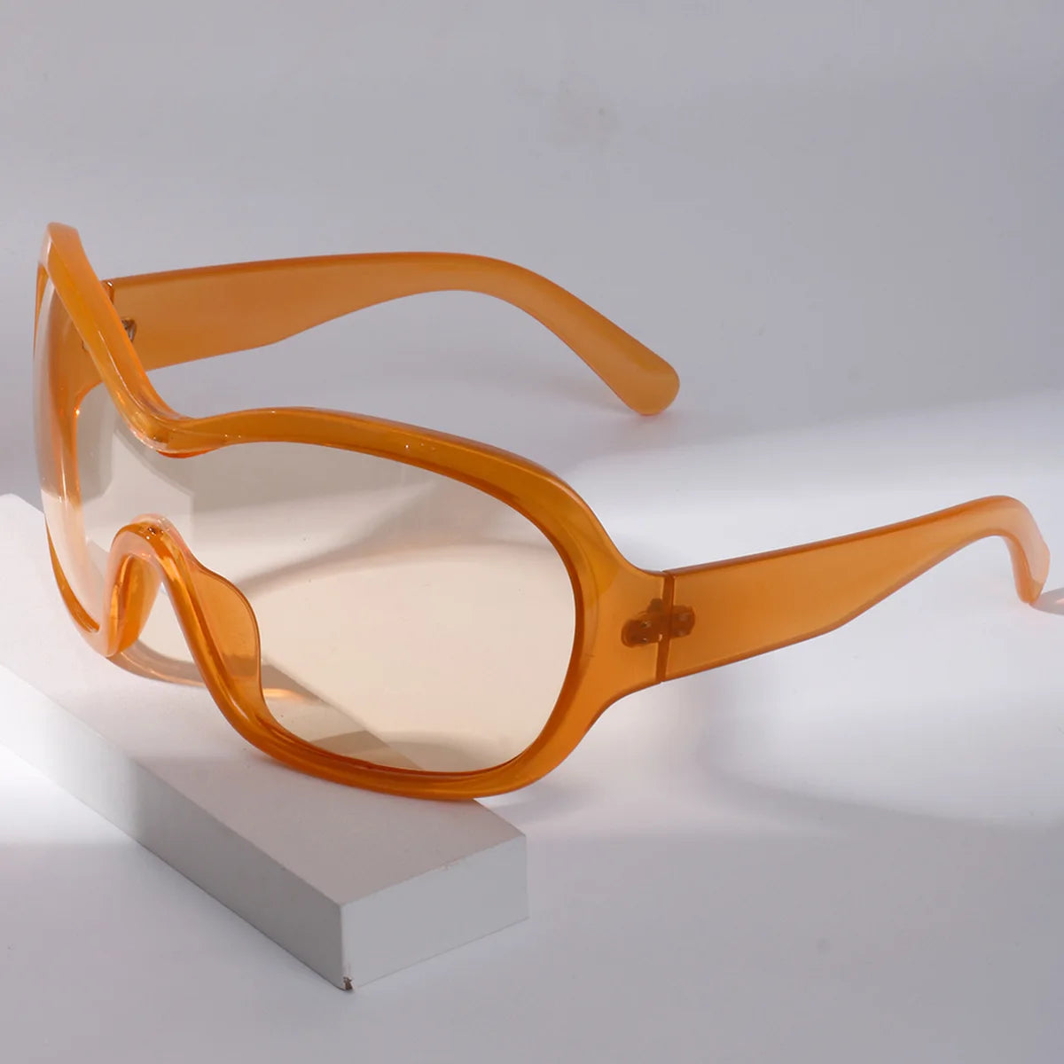 Oversized One-Piece Sport Shield Sunglasses for Women