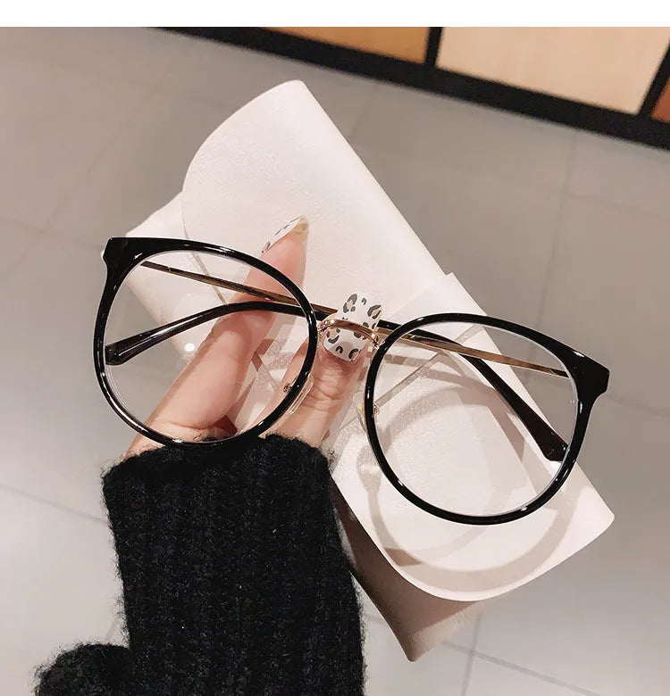 Oversized Leopard Blue Light Reading Glasses for Women