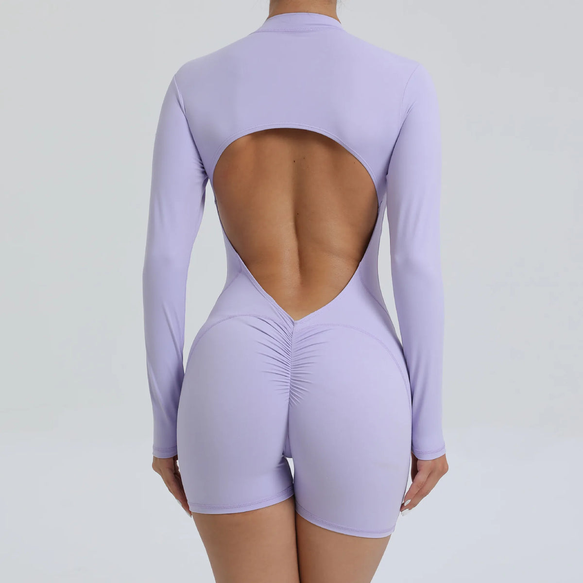 Moisture-Wicking Front Zip Jumpsuit