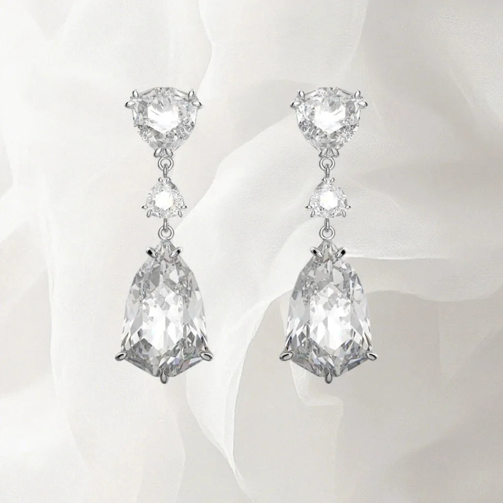 Elegant Gold Plated Zirconia Pendant Set for Women