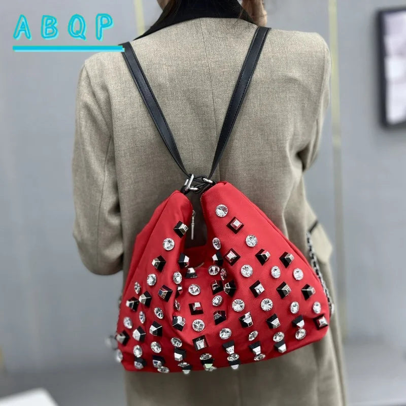 Women's Shoulder Bag Luxury Brand Diamond-encrusted Shiny Women's Shoulder Crossbody Bag Fashion Diamond-encrusted Women's Bag
