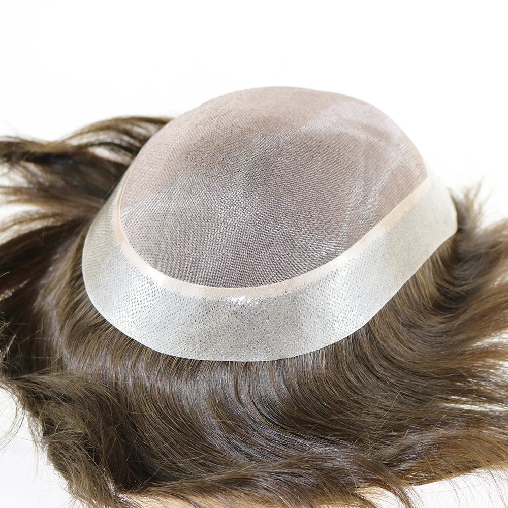 Undetectable Kinky Curly Human Hair Toupee for Women