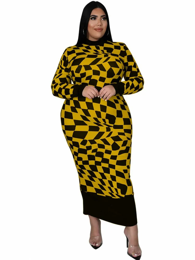 Colorful African Dashiki Print Traditional Dress for Women