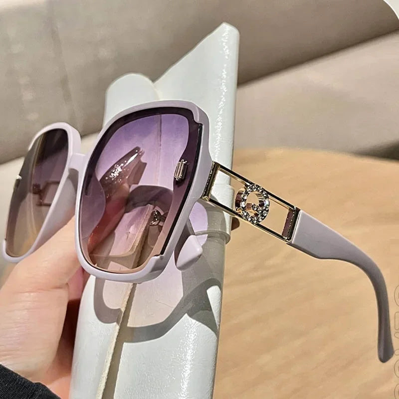 Oversized Square Gradient Sunglasses