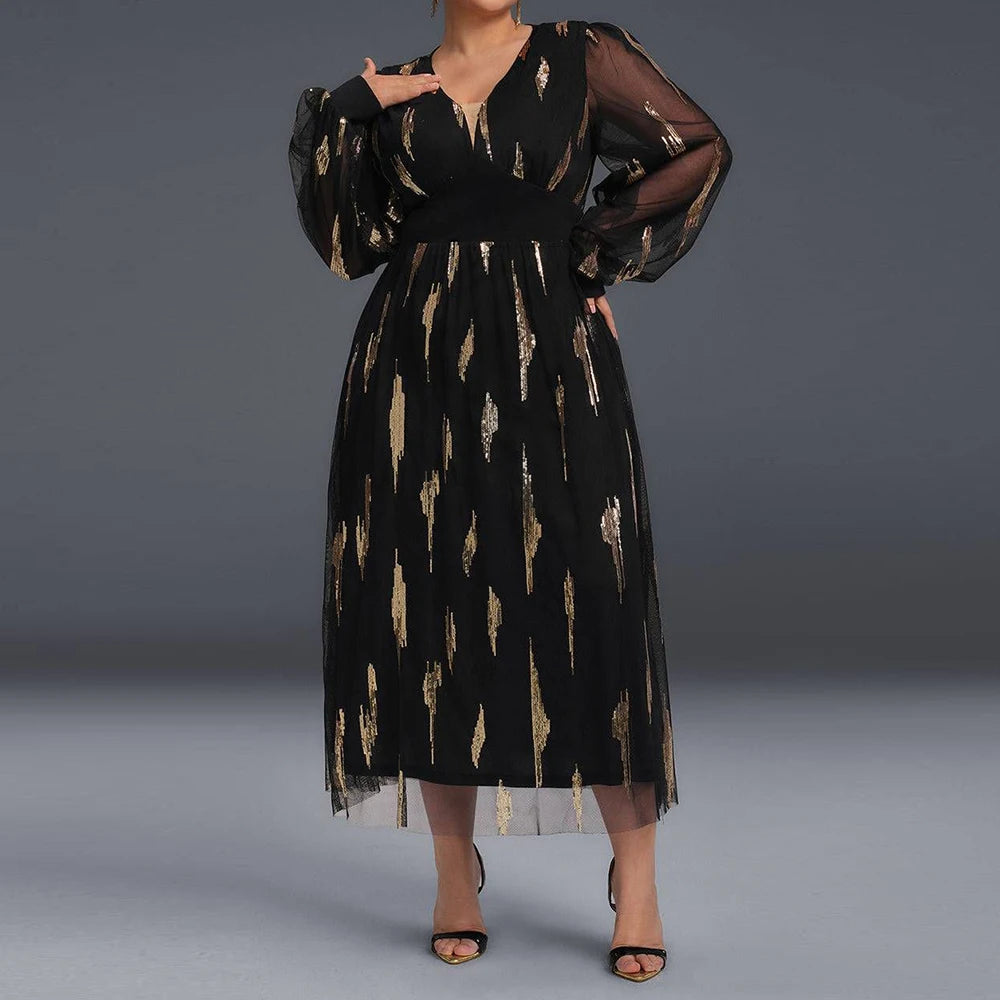 Sequined Midi Dress