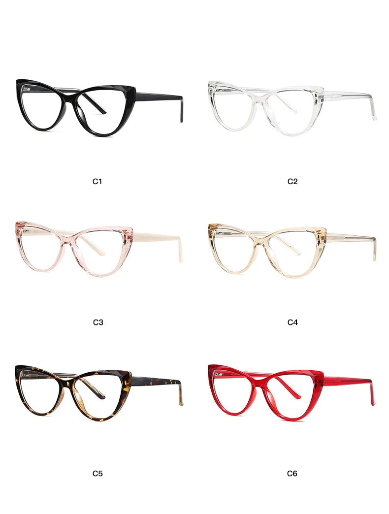 Stylish Cat Eye Blue Light Reading Glasses for Women