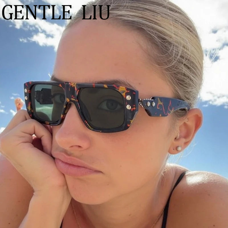 Punk Square Polarized Sunglasses