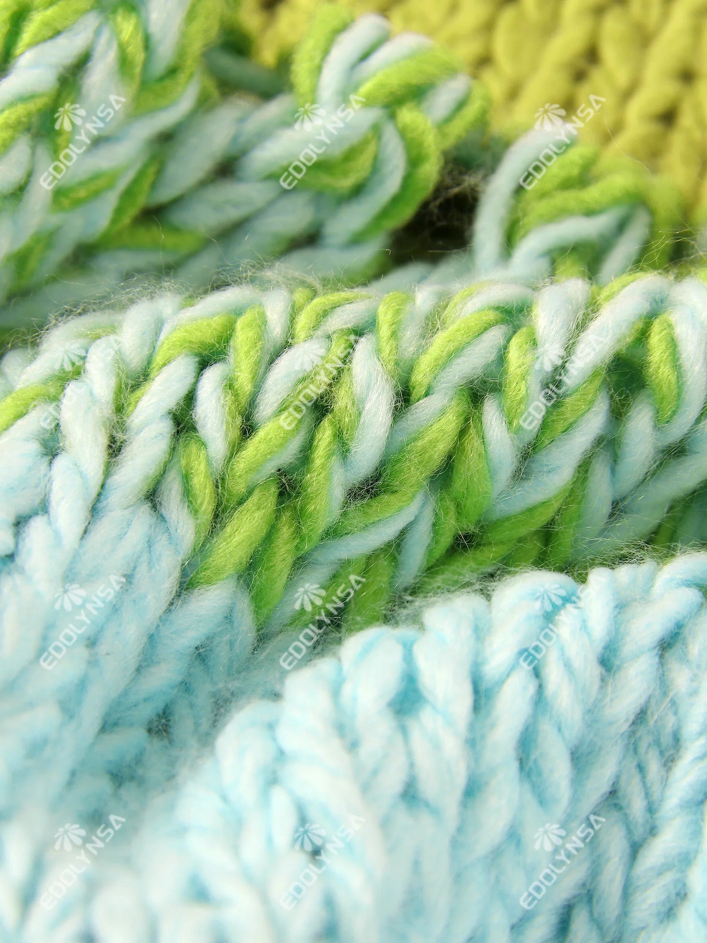 Boho Colorful Luxuriously Handknit Bell Sleeve Crochet Loose Kimono Cardigan 2024 Women Fall Winter Coat Beach Coverup Dress K12