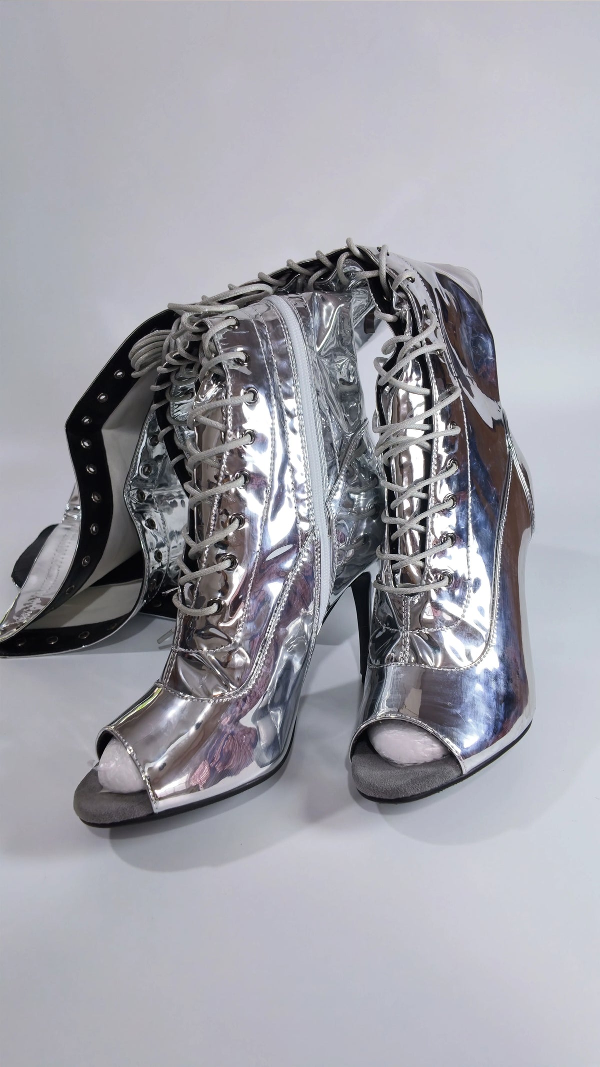 Over The Knee Lace Up High Heel Stiletto Boots for Women