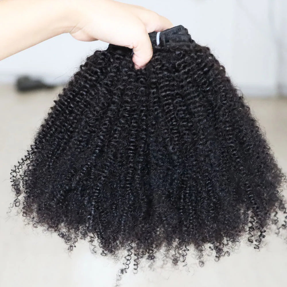 Tight Curly Virgin Human Hair Weave Bundles for Women