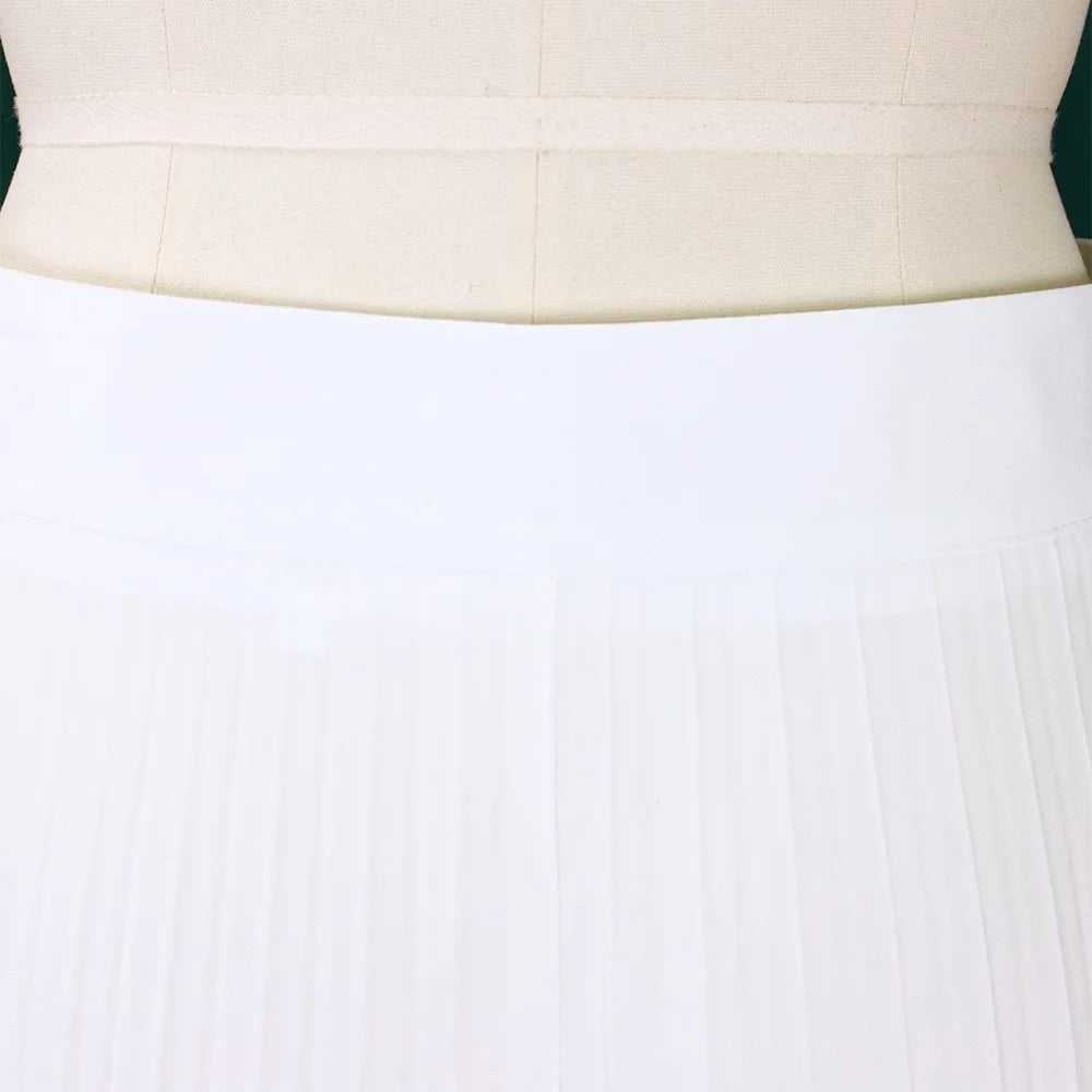 Elegant Pleated Wide Leg Pants High Waisted for Woman 2024 Loose Floor Length Fashion Female Birthday Party Dinner Trousers New