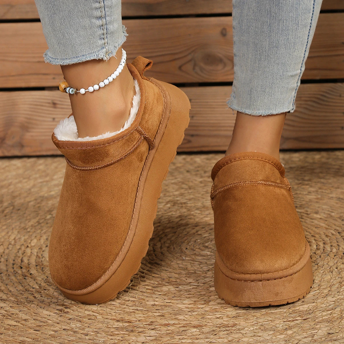 Butterfly Knot Snow Boots