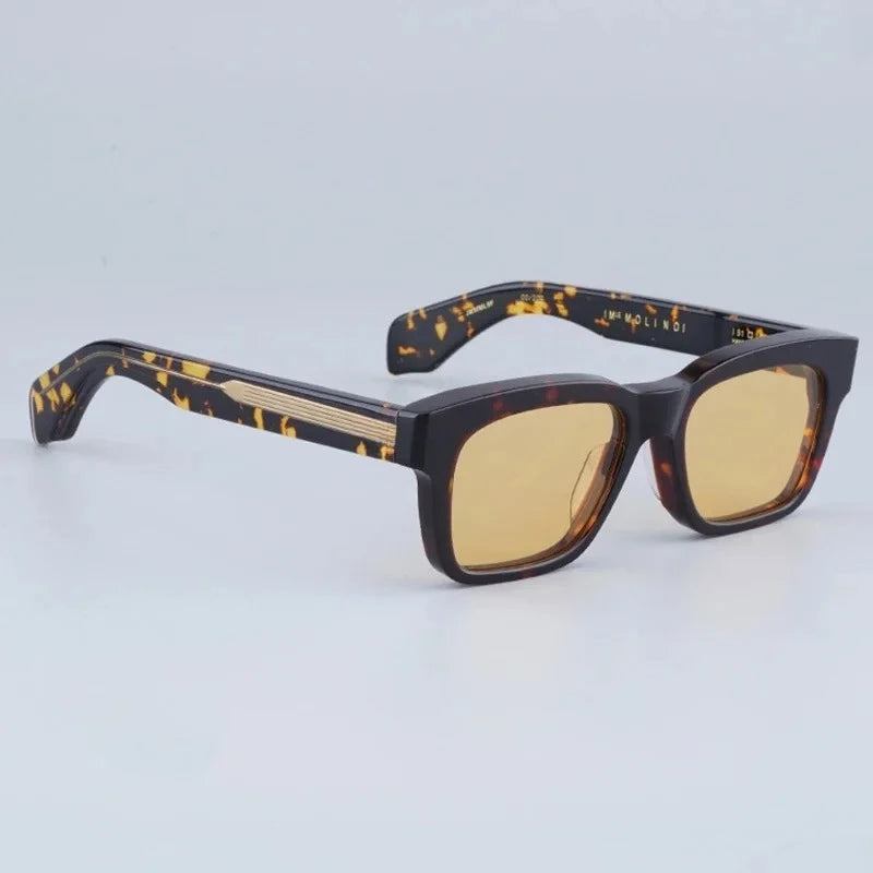 Vintage Rectangular Acetate Sunglasses