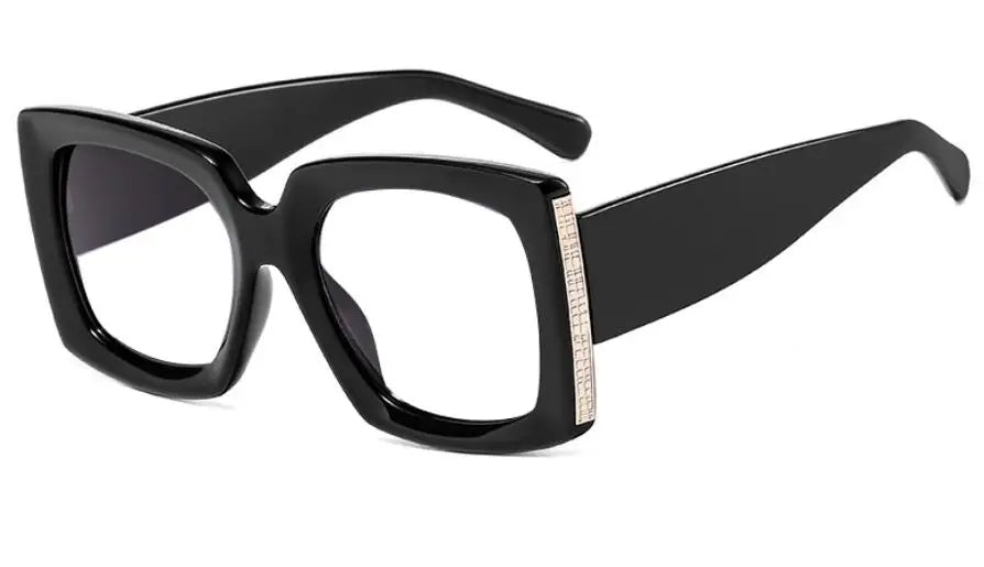 Oversized Square Blue Light Reading Glasses for Women