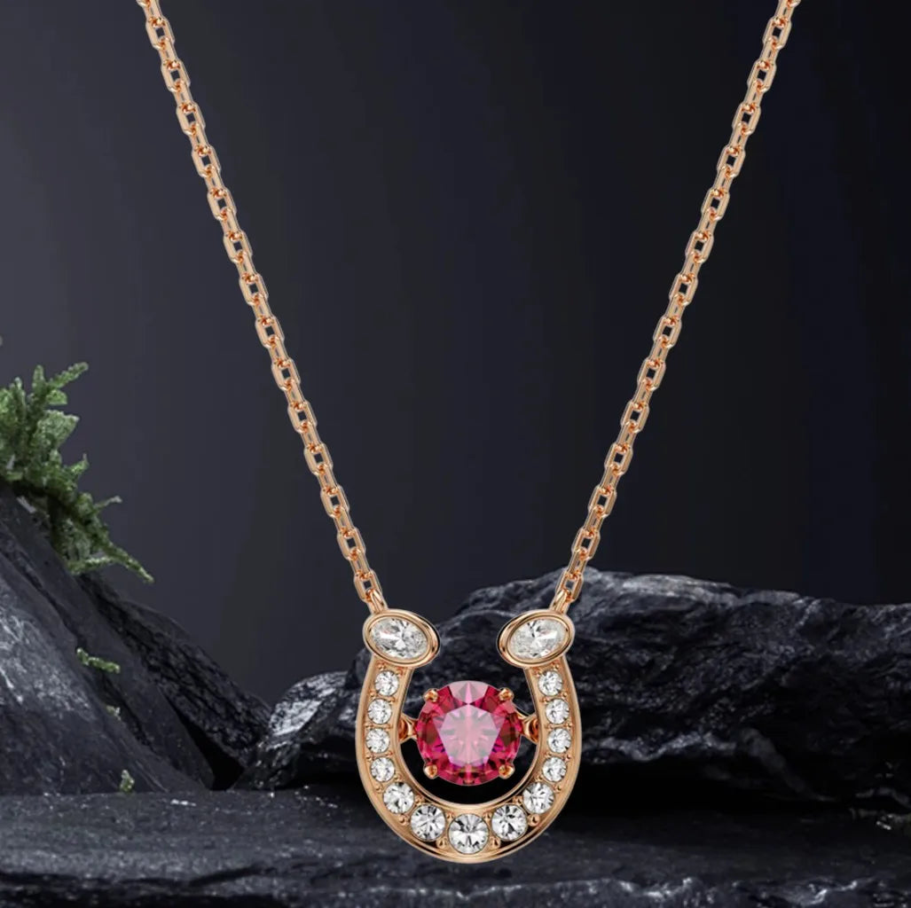 Elegant Silver Crystal Necklace and Earring Set for Women