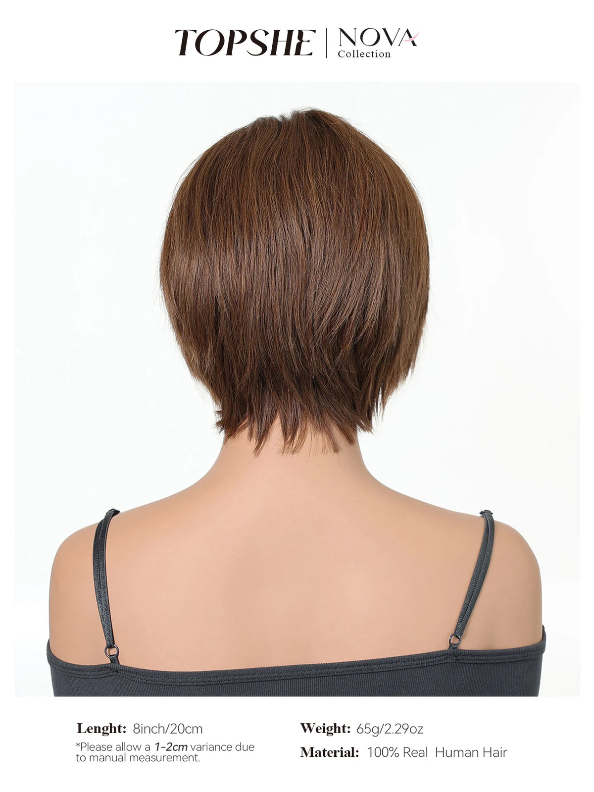 Dark Brown Lace Front Human Hair Short Bob Wig for Women
