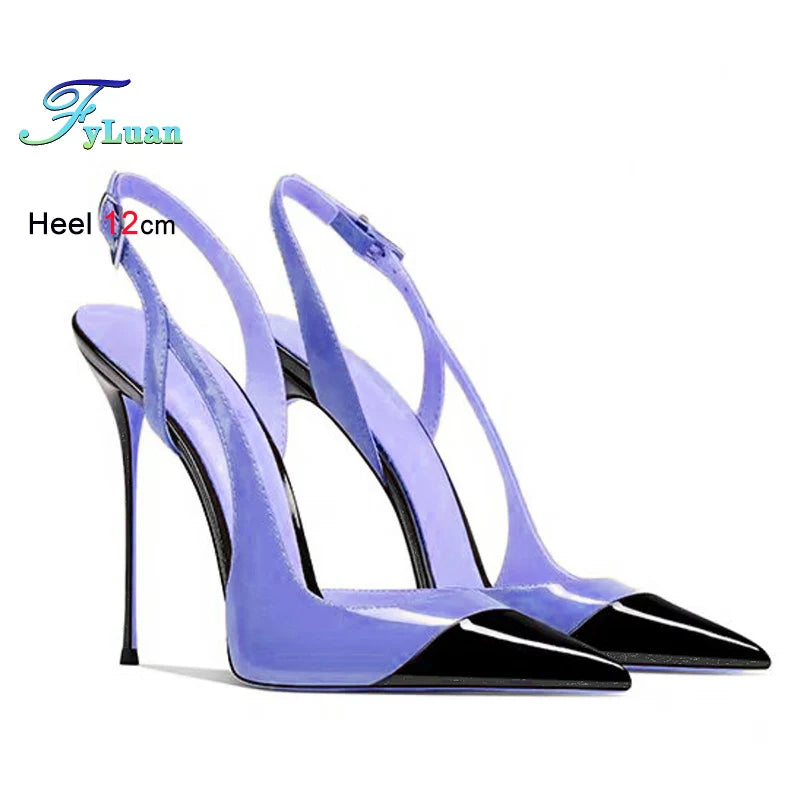 Pointed Toe High Heel Slingback Sandals for Women