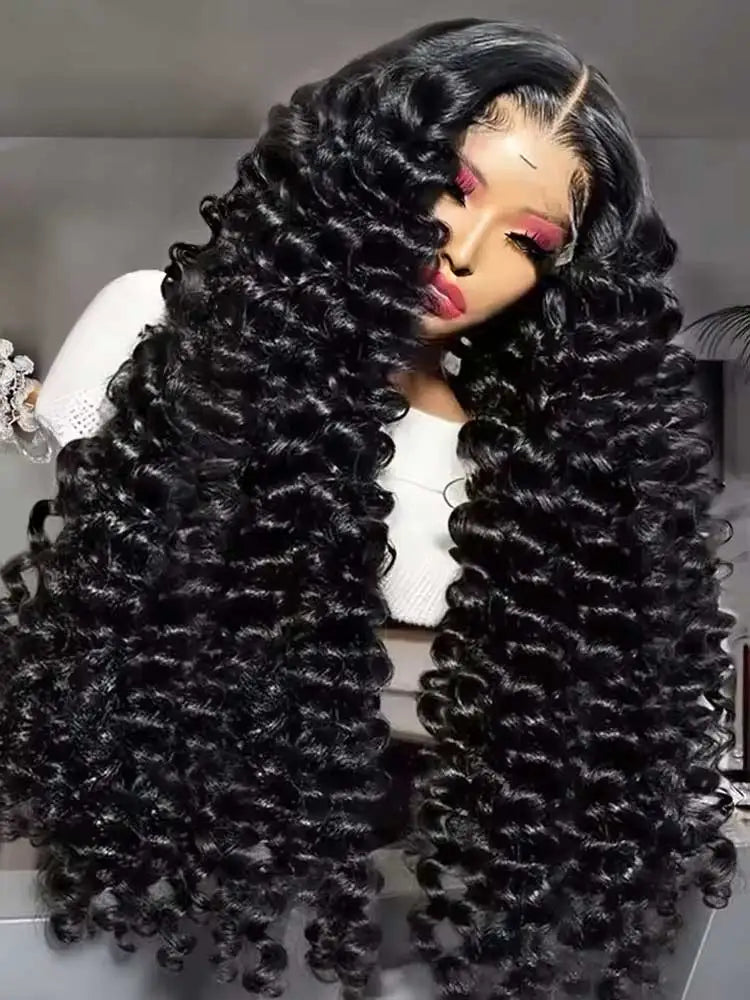 Deep Wave Lace Front Human Hair Wig